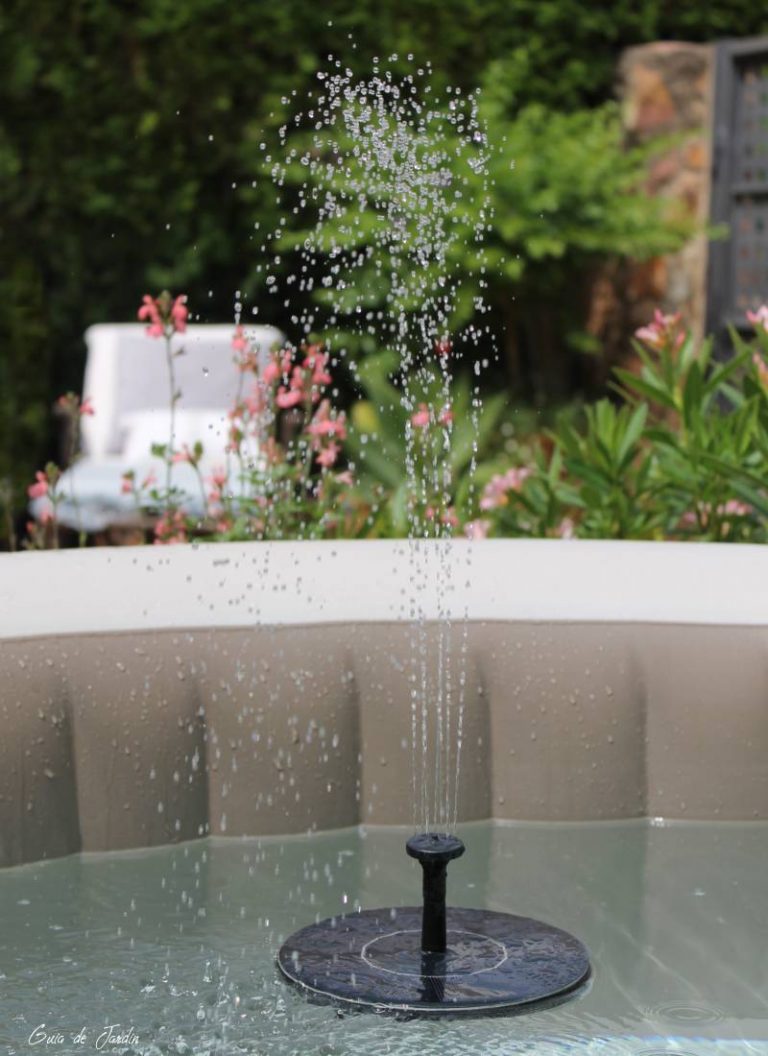 Fuente solar para el jardín