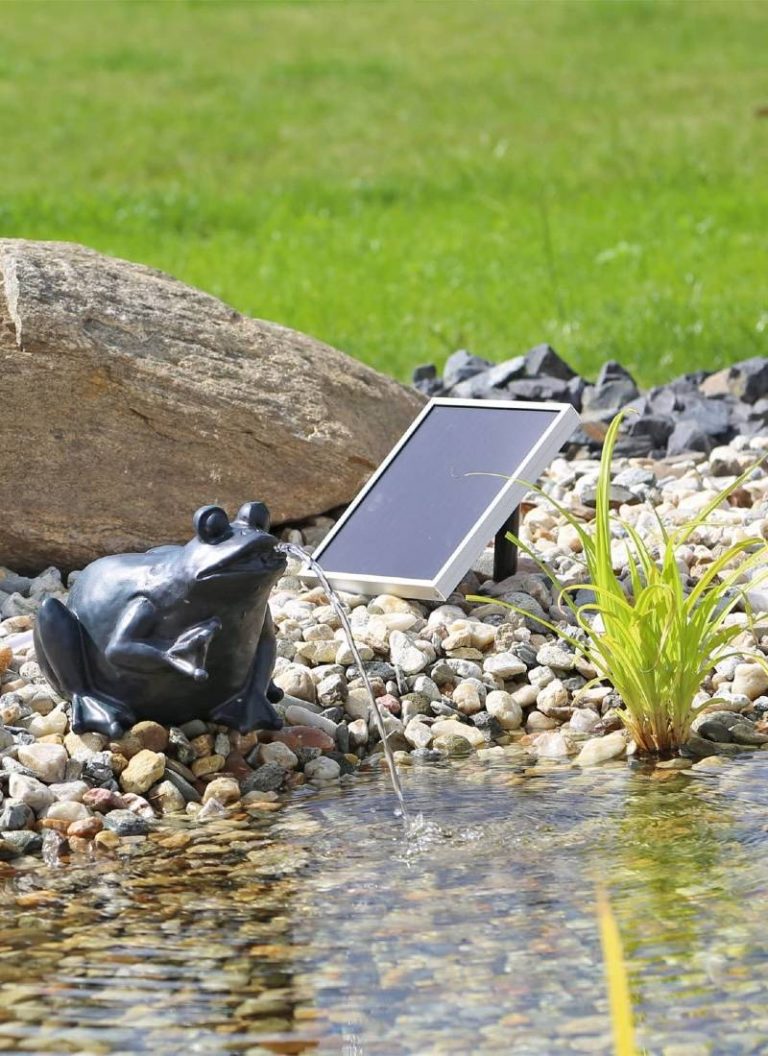 Fuentes solares de jardín