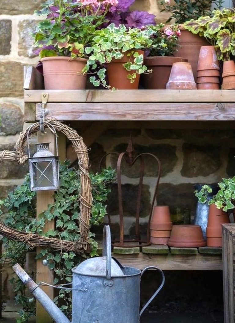 mesa de jardinería